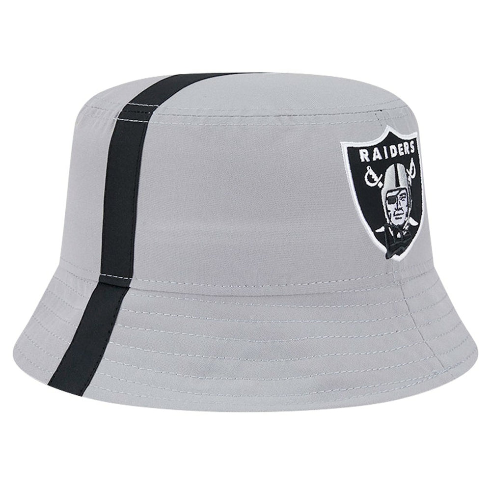 Las Vegas Raiders New Era Helmet Bucket Hat - Gray - NFL