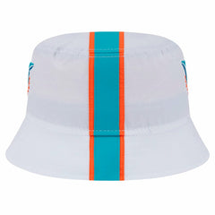 Miami Dolphins New Era Helmet Bucket Hat - White - NFL