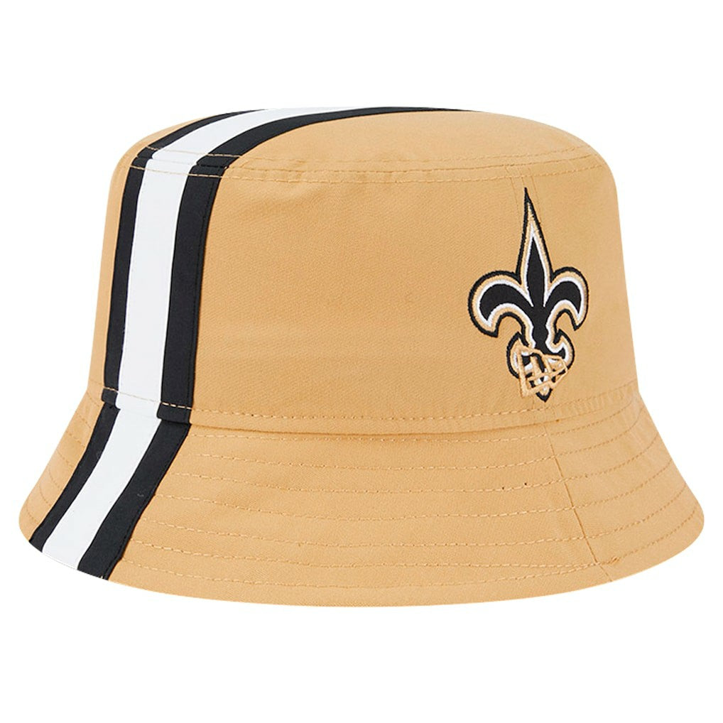 New Orleans Saints New Era Helmet Bucket Hat - Gold - NFL