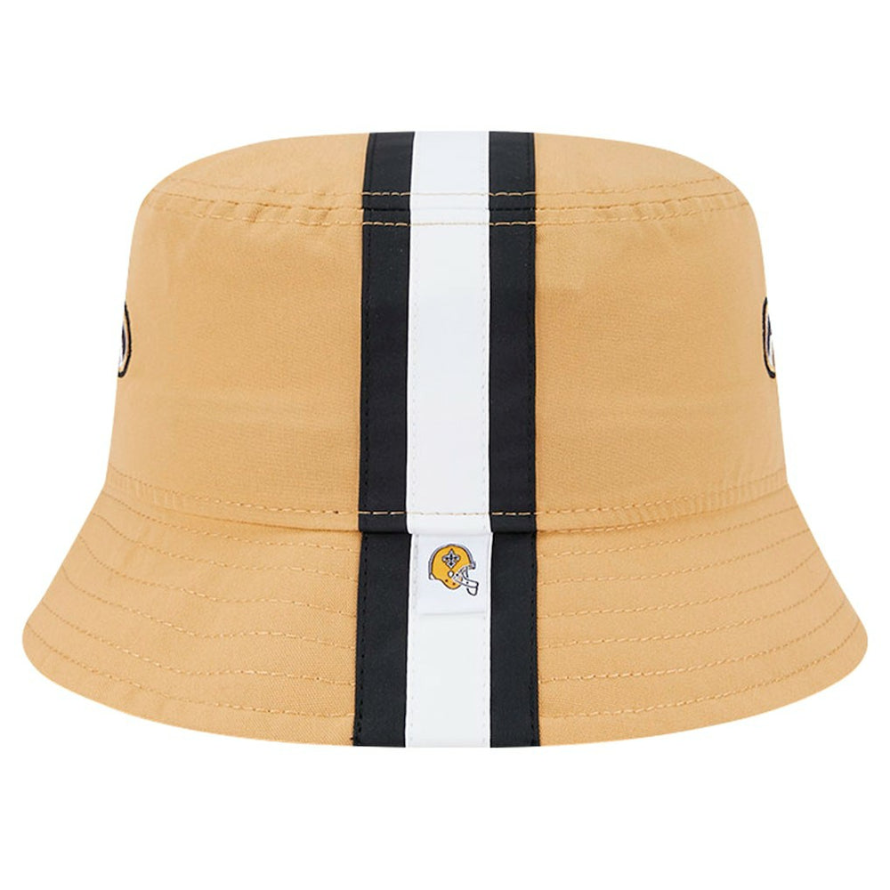 New Orleans Saints New Era Helmet Bucket Hat - Gold - NFL