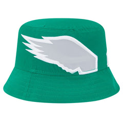 Philadelphia Eagles New Era Helmet Bucket Hat - Kelly Green - NFL