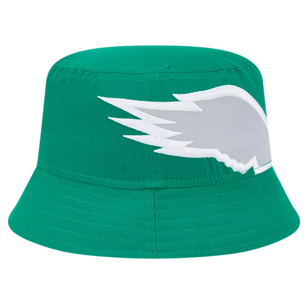 Philadelphia Eagles New Era Helmet Bucket Hat - Kelly Green - NFL