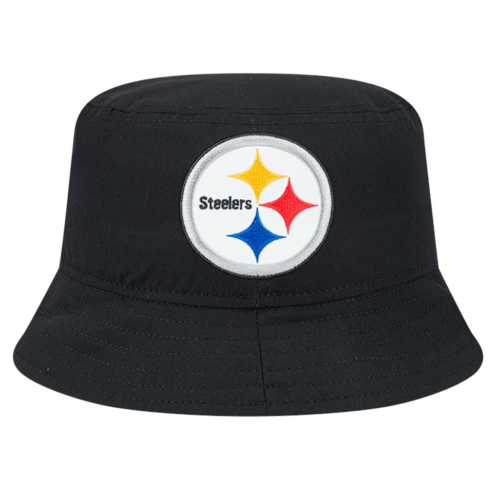 Pittsburgh Steelers New Era Helmet Bucket Hat - Black - NFL