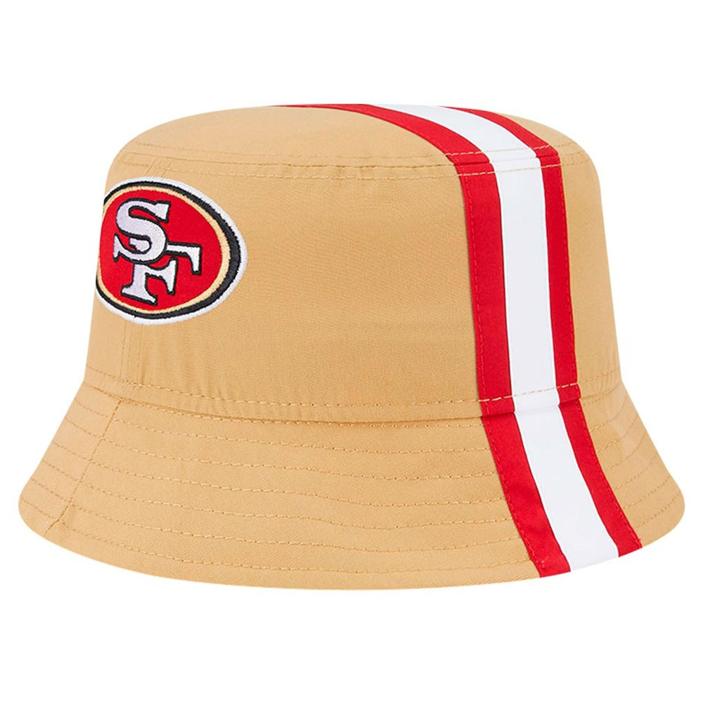 San Francisco 49ers New Era Helmet Bucket Hat - Gold - NFL