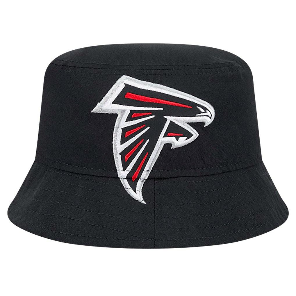 Atlanta Falcons New Era Helmet Bucket Hat - Black - NFL