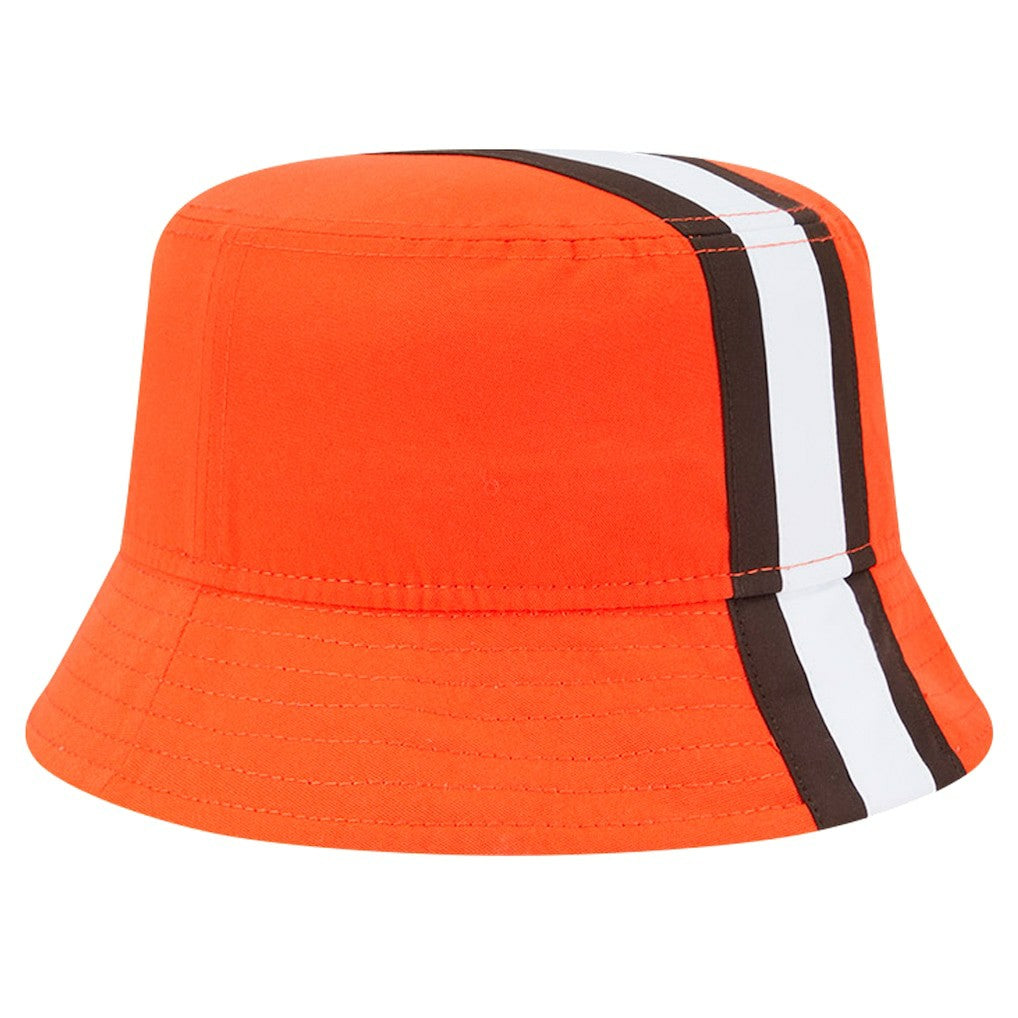 Cleveland Browns New Era Helmet Bucket Hat - Orange - NFL