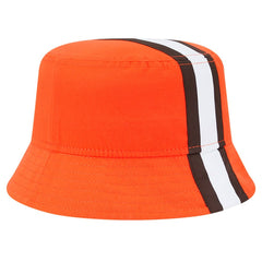 Cleveland Browns New Era Helmet Bucket Hat - Orange - NFL