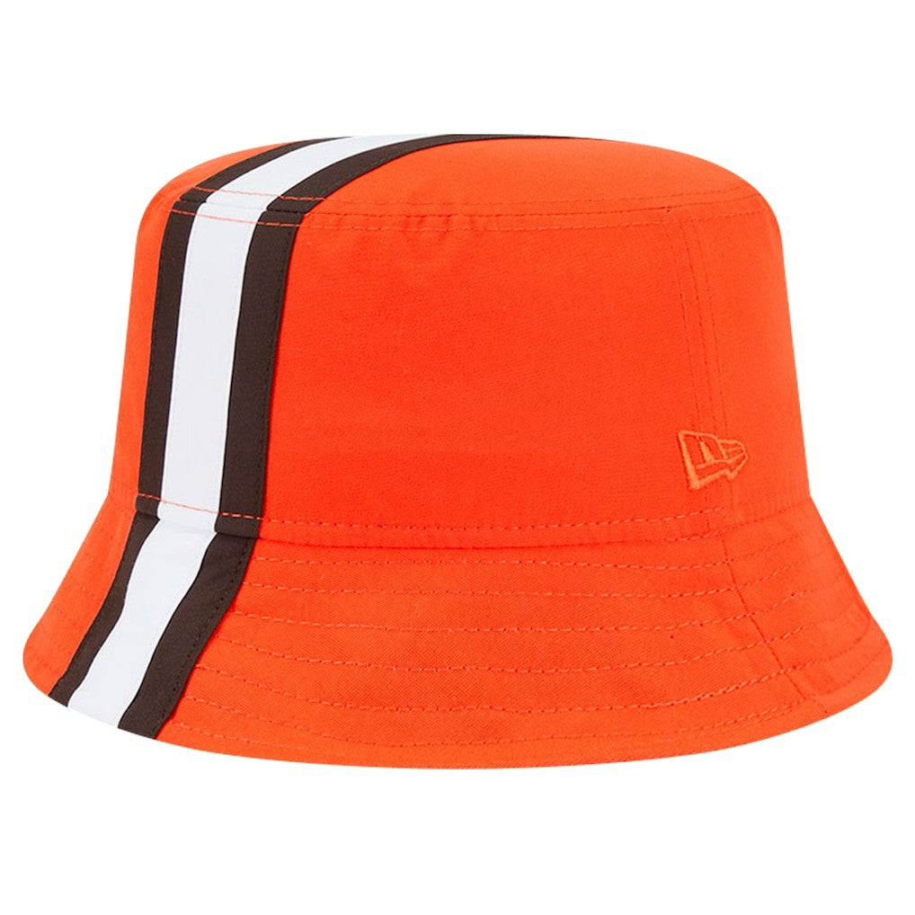Cleveland Browns New Era Helmet Bucket Hat - Orange - NFL