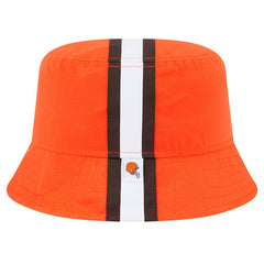 Cleveland Browns New Era Helmet Bucket Hat - Orange - NFL
