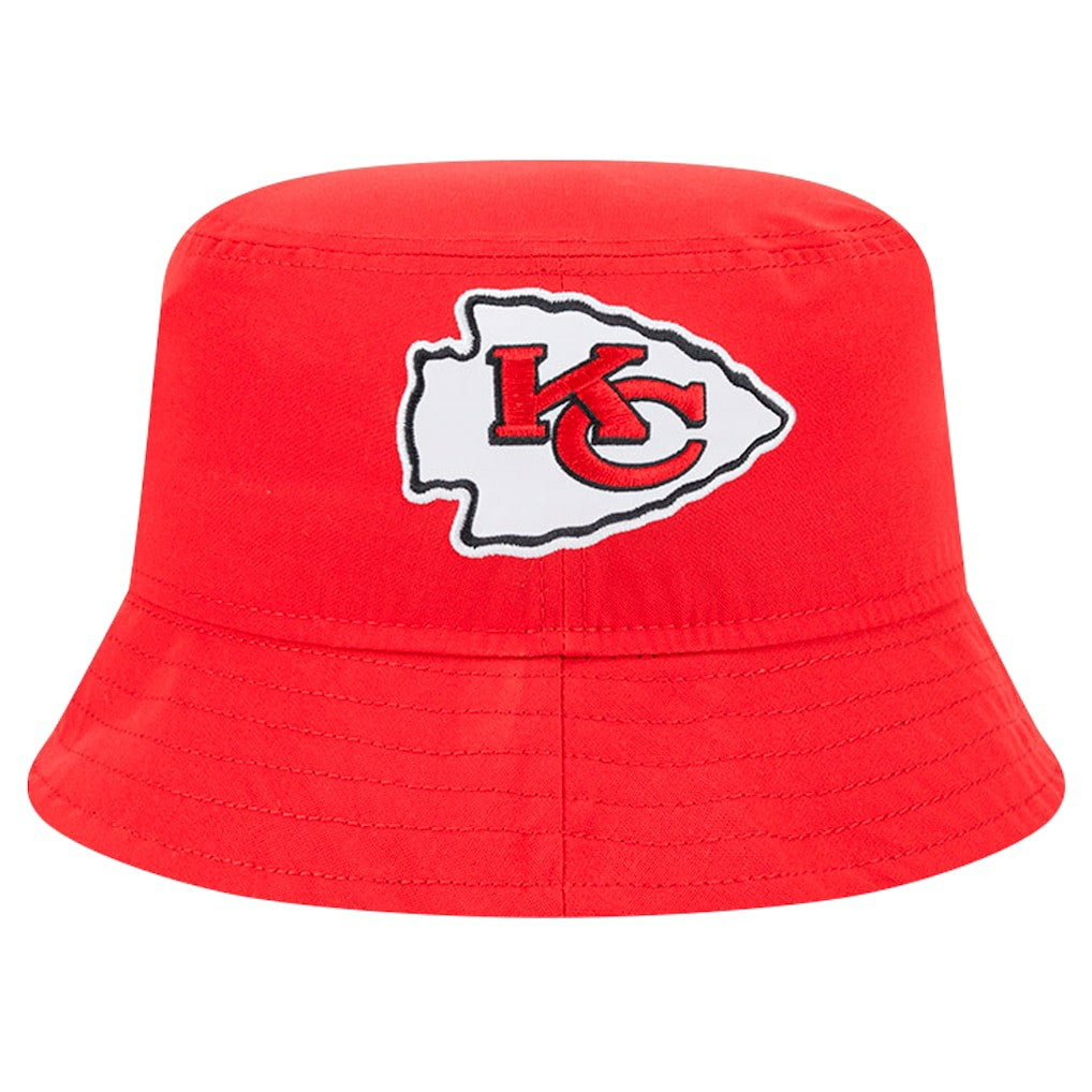 Kansas City Chiefs New Era Helmet Bucket Hat - Red - NFL
