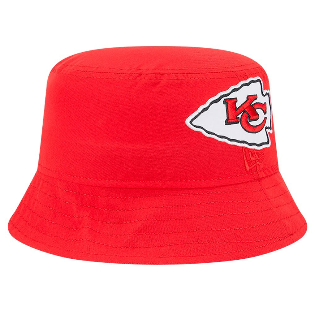 Kansas City Chiefs New Era Helmet Bucket Hat - Red - NFL
