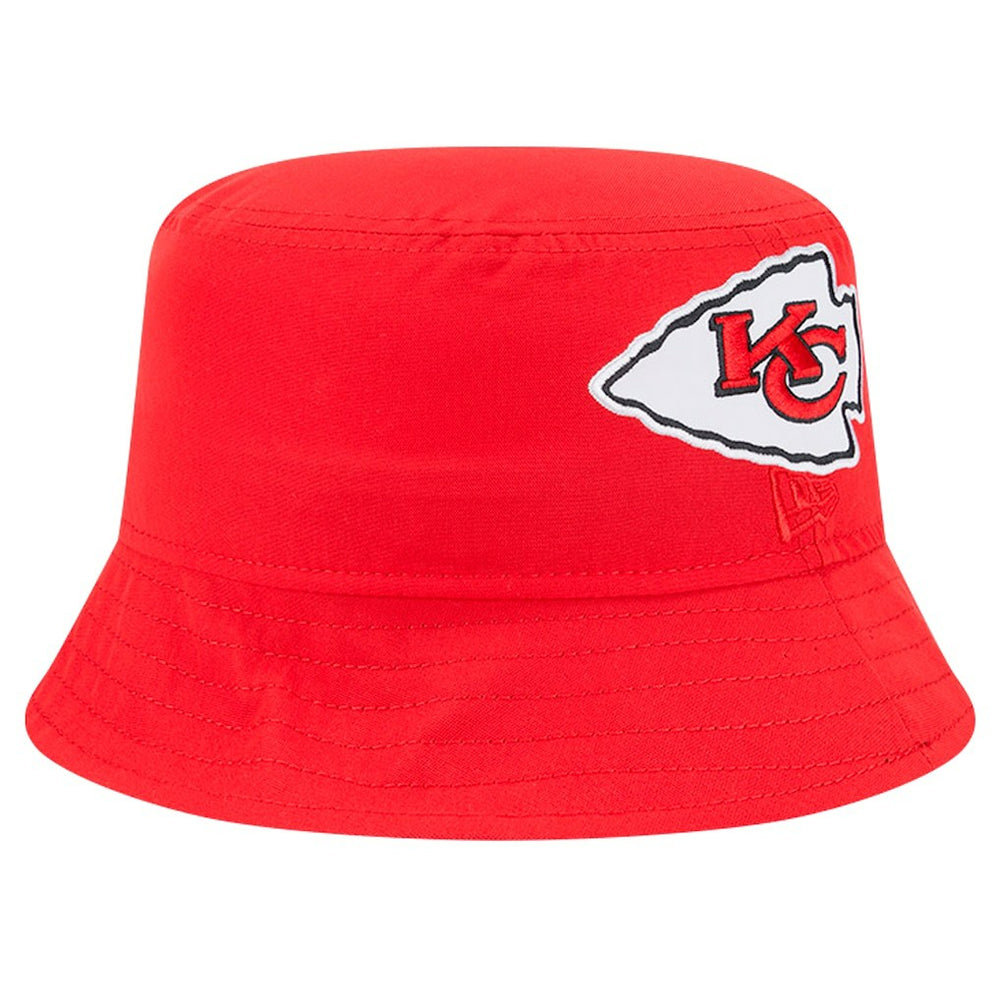 Kansas City Chiefs New Era Helmet Bucket Hat - Red - NFL