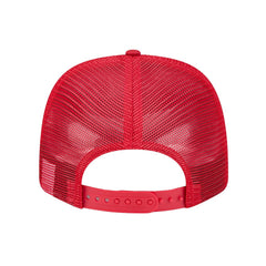 San Francisco 49ers New Era Adventure Camo Trucker 9SEVENTY Stretch-Snap Adjustable Hat - Scarlet - NFL