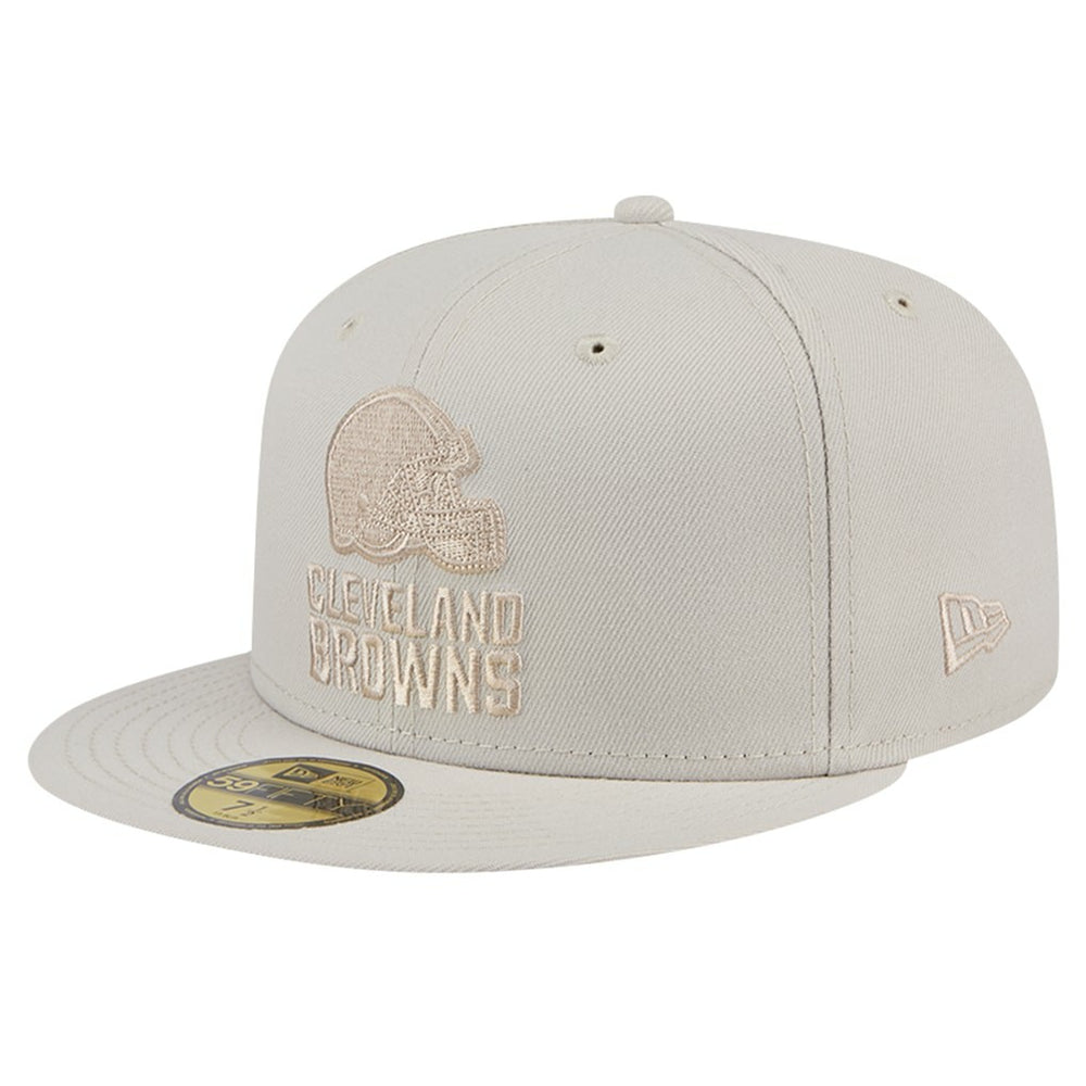 Cleveland Browns New Era Color Pack 59FIFTY Fitted Hat - Stone - NFL