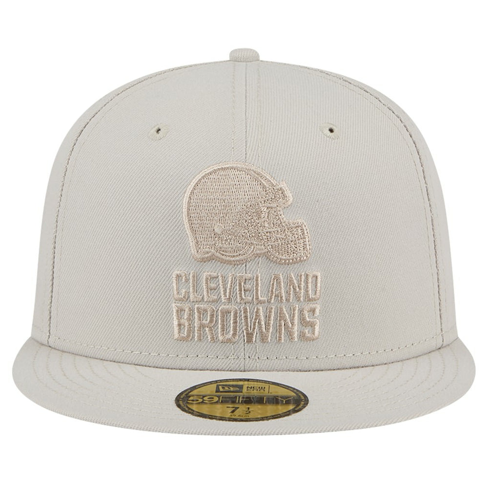 Cleveland Browns New Era Color Pack 59FIFTY Fitted Hat - Stone - NFL