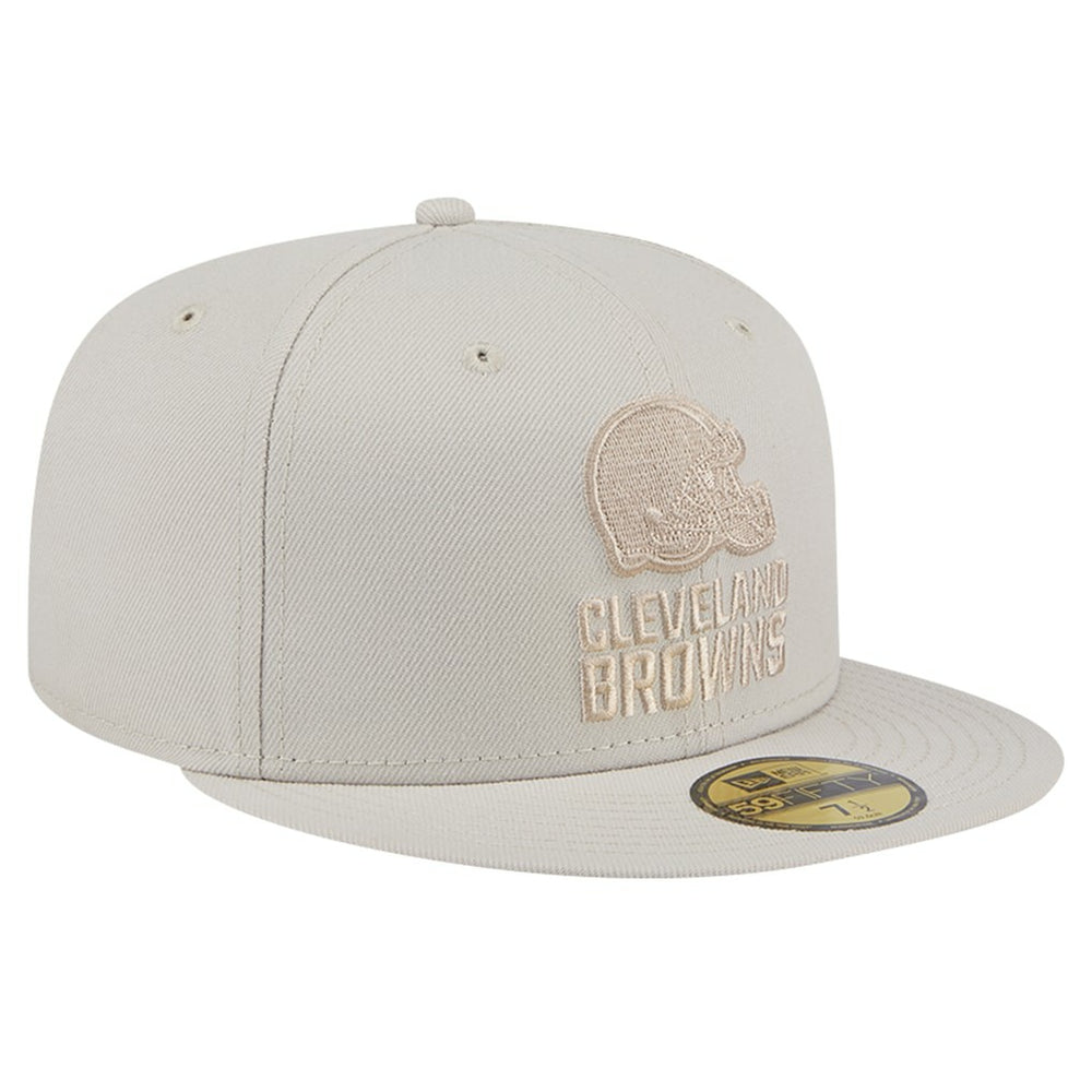Cleveland Browns New Era Color Pack 59FIFTY Fitted Hat - Stone - NFL