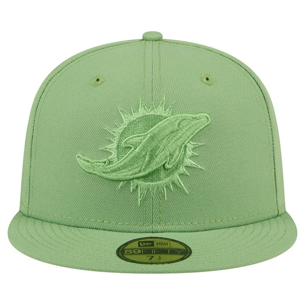 Miami Dolphins New Era Color Pack 59FIFTY Fitted Hat - Green - NFL