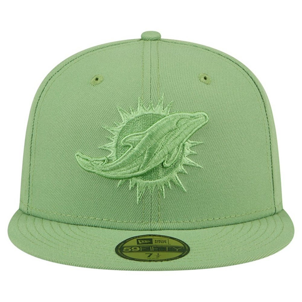 Miami Dolphins New Era Color Pack 59FIFTY Fitted Hat - Green - NFL