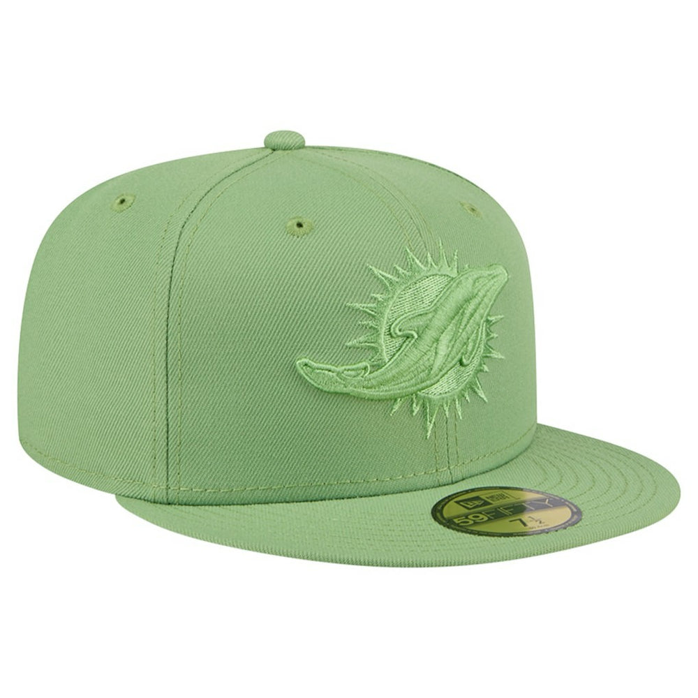 Miami Dolphins New Era Color Pack 59FIFTY Fitted Hat - Green - NFL