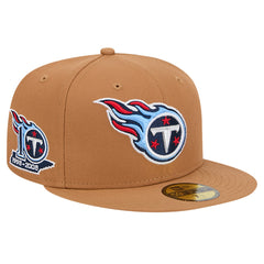 Tennessee Titans New Era Color Pack 59FIFTY Fitted Hat with Side Patch - Tan - NFL