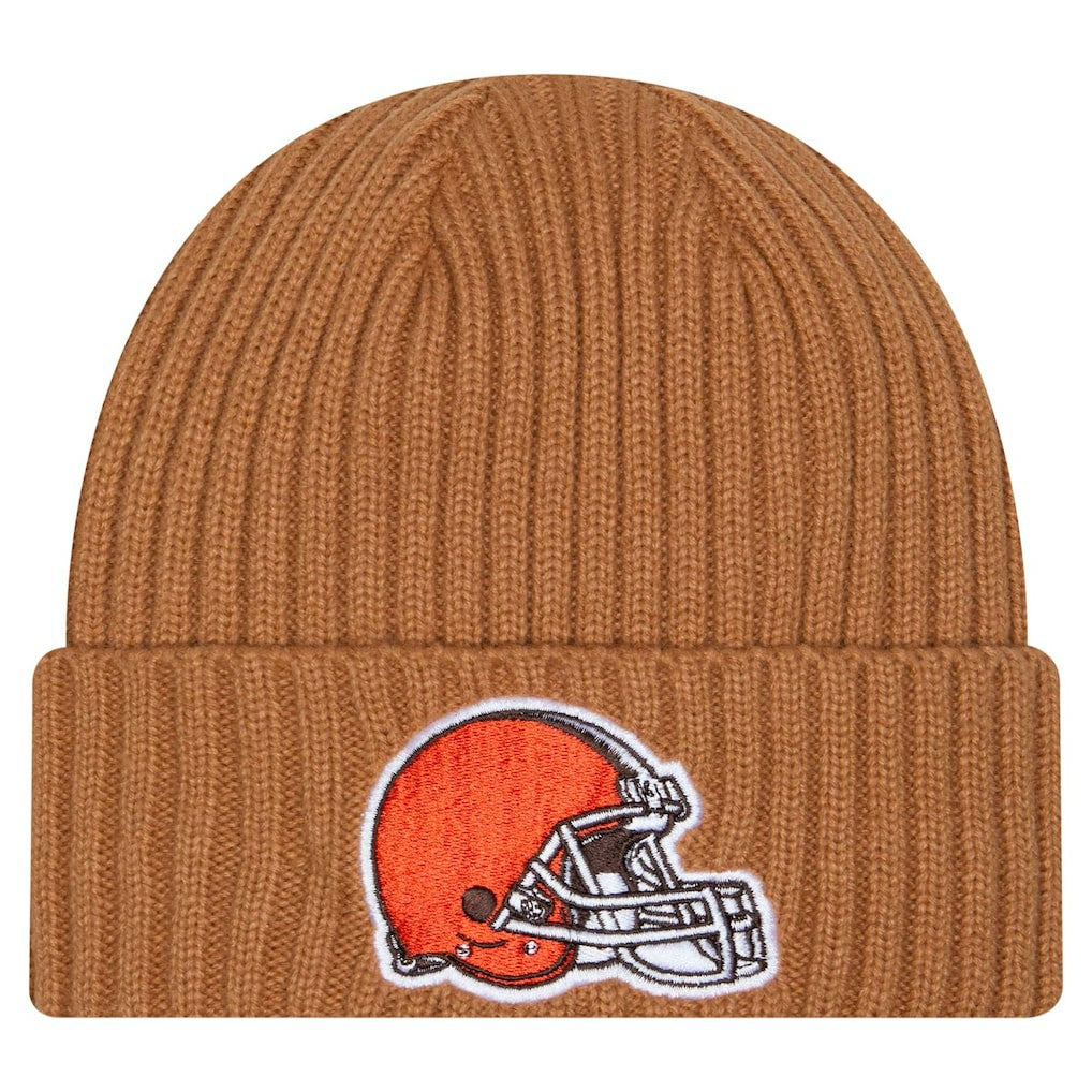 Cleveland Browns New Era Color Pack Cuffed Knit Hat - Tan - NFL