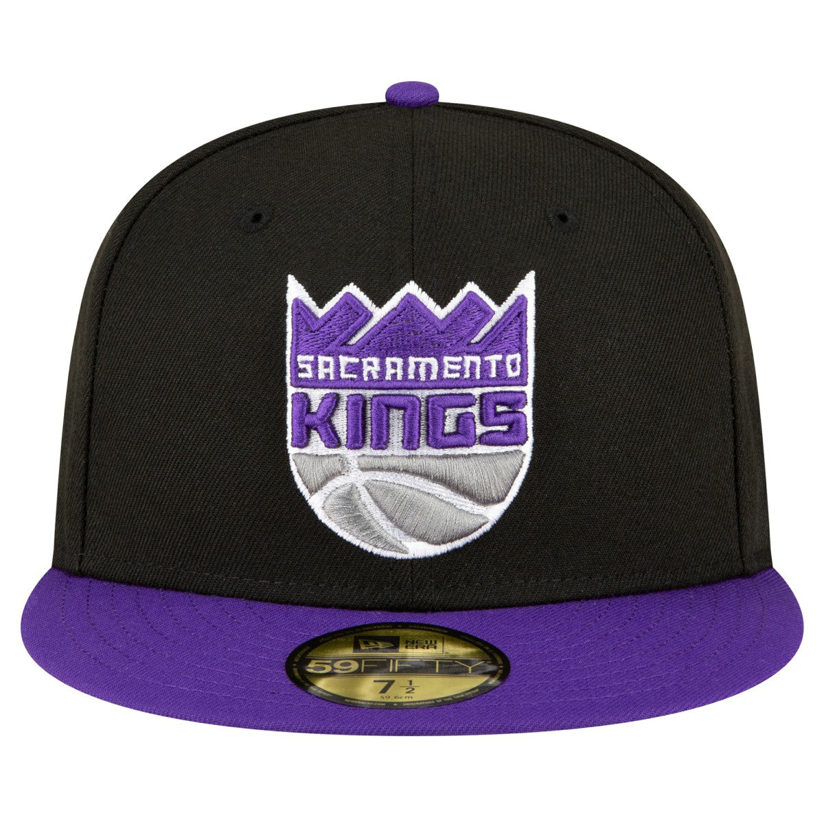 New Era Sacramento Kings 2-Tone 59FIFTY Fitted Hat Black/Purple