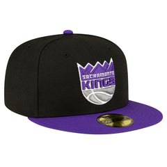 New Era Sacramento Kings 2-Tone 59FIFTY Fitted Hat Black/Purple