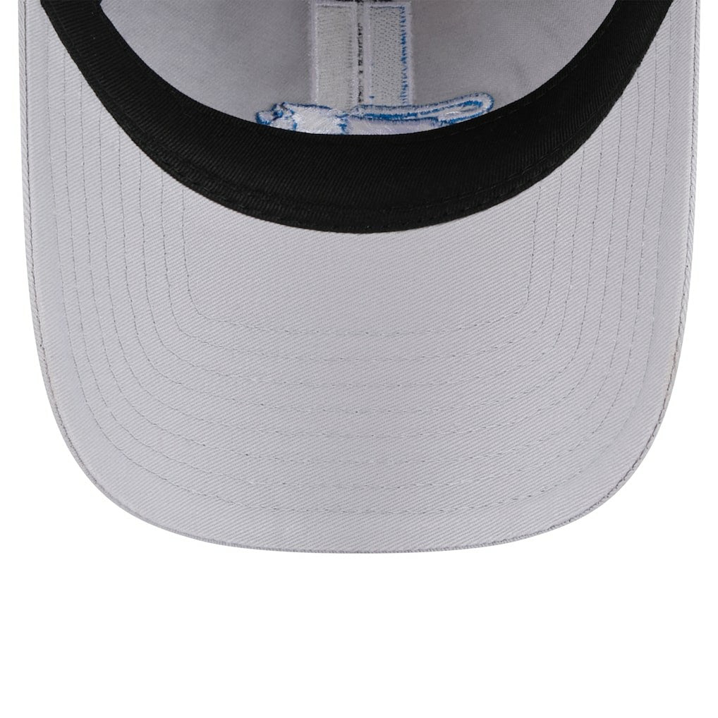 Detroit Lions New Era Women's Throwback Main Core Classic 2.0 9TWENTY Adjustable Hat - Silver - NFL