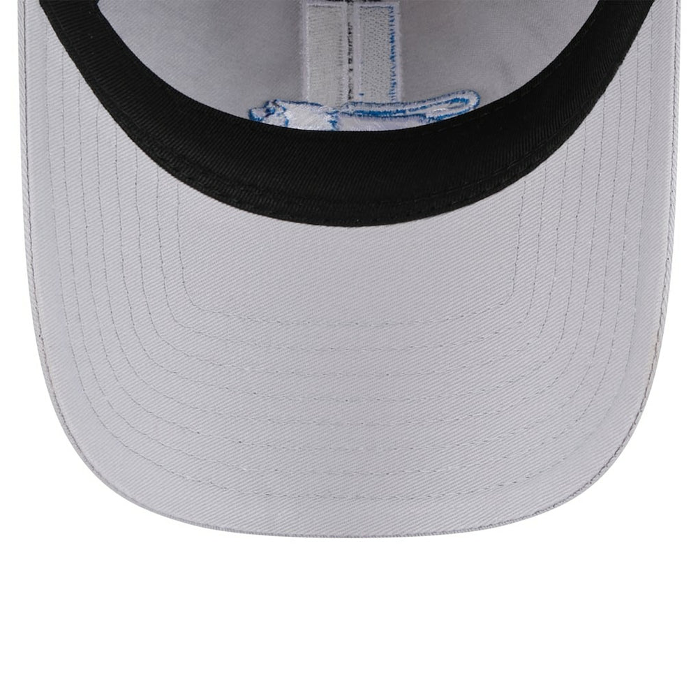 Detroit Lions New Era Women's Throwback Main Core Classic 2.0 9TWENTY Adjustable Hat - Silver - NFL