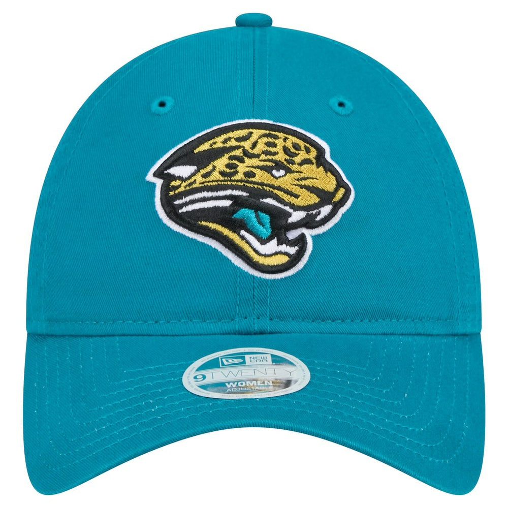 Jacksonville Jaguars New Era Women's Throwback Main Core Classic 2.0 9TWENTY Adjustable Hat - Teal - NFL