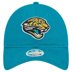 Jacksonville Jaguars New Era Women's Throwback Main Core Classic 2.0 9TWENTY Adjustable Hat - Teal - NFL