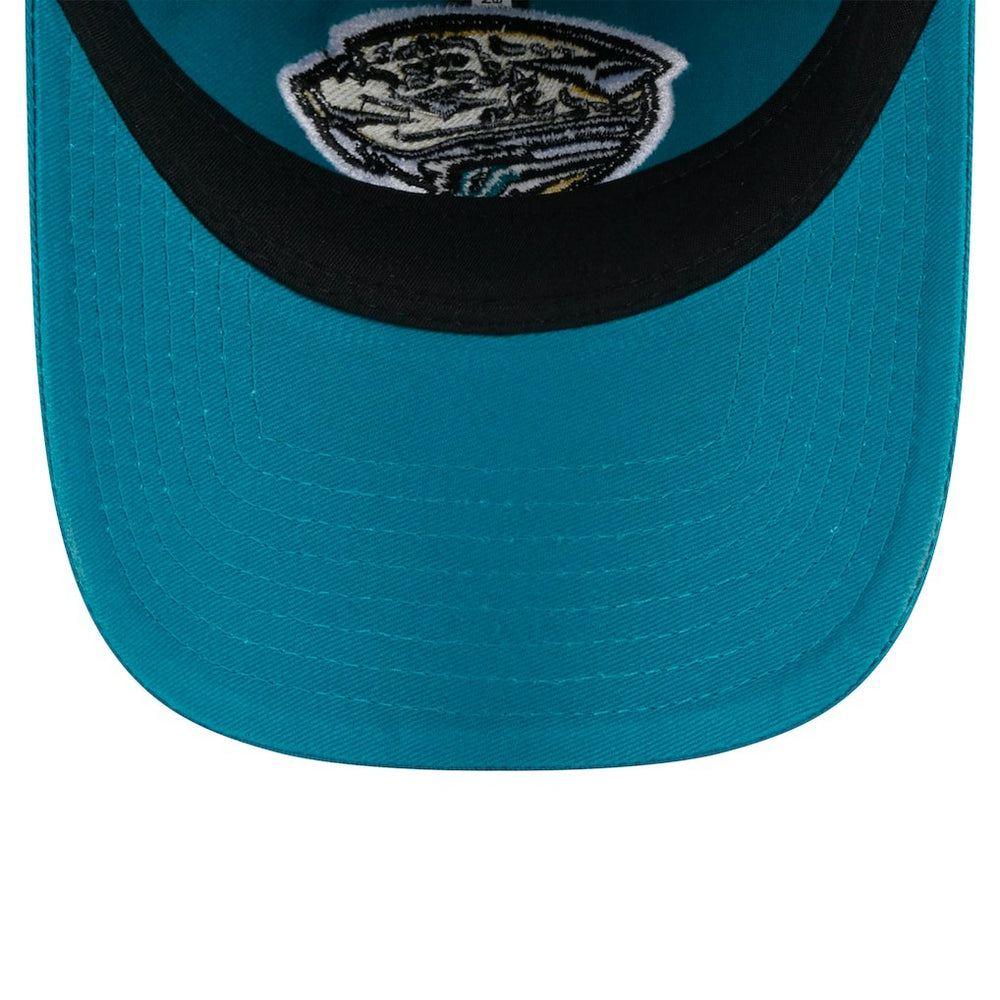 Jacksonville Jaguars New Era Women's Throwback Main Core Classic 2.0 9TWENTY Adjustable Hat - Teal - NFL