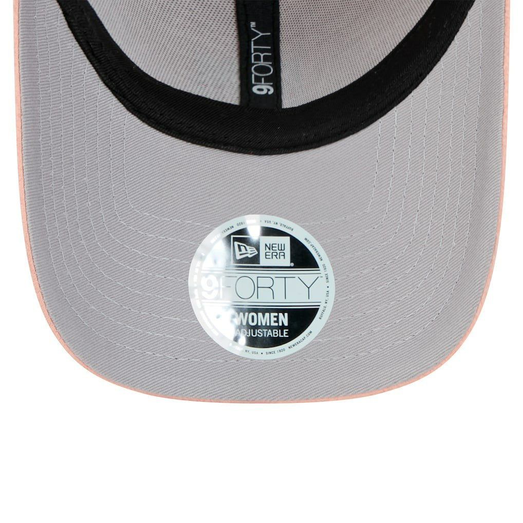 Miami Dolphins New Era Women's Cozy Sherpa 9FORTY Adjustable Hat - Light Pink - NFL