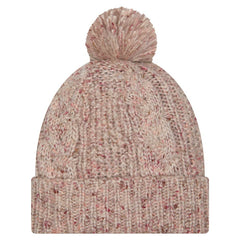 Cincinnati Bengals New Era Women's Trendy Tone Cuffed Knit Hat with Pom - Stone - NFL