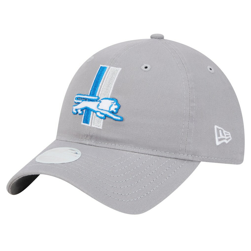 Detroit Lions New Era Women's Main 9TWENTY Adjustable Hat - Gray - NFL