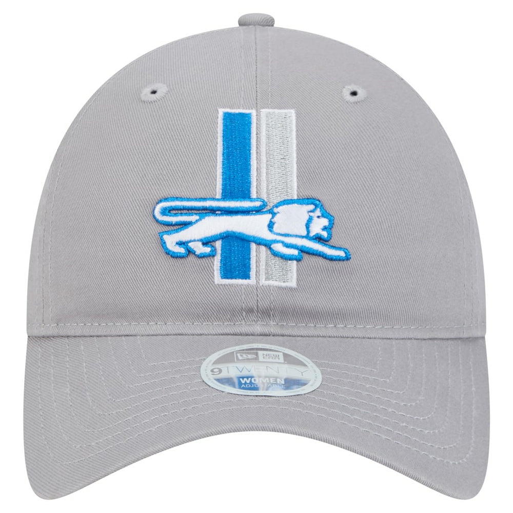 Detroit Lions New Era Women's Main 9TWENTY Adjustable Hat - Gray - NFL