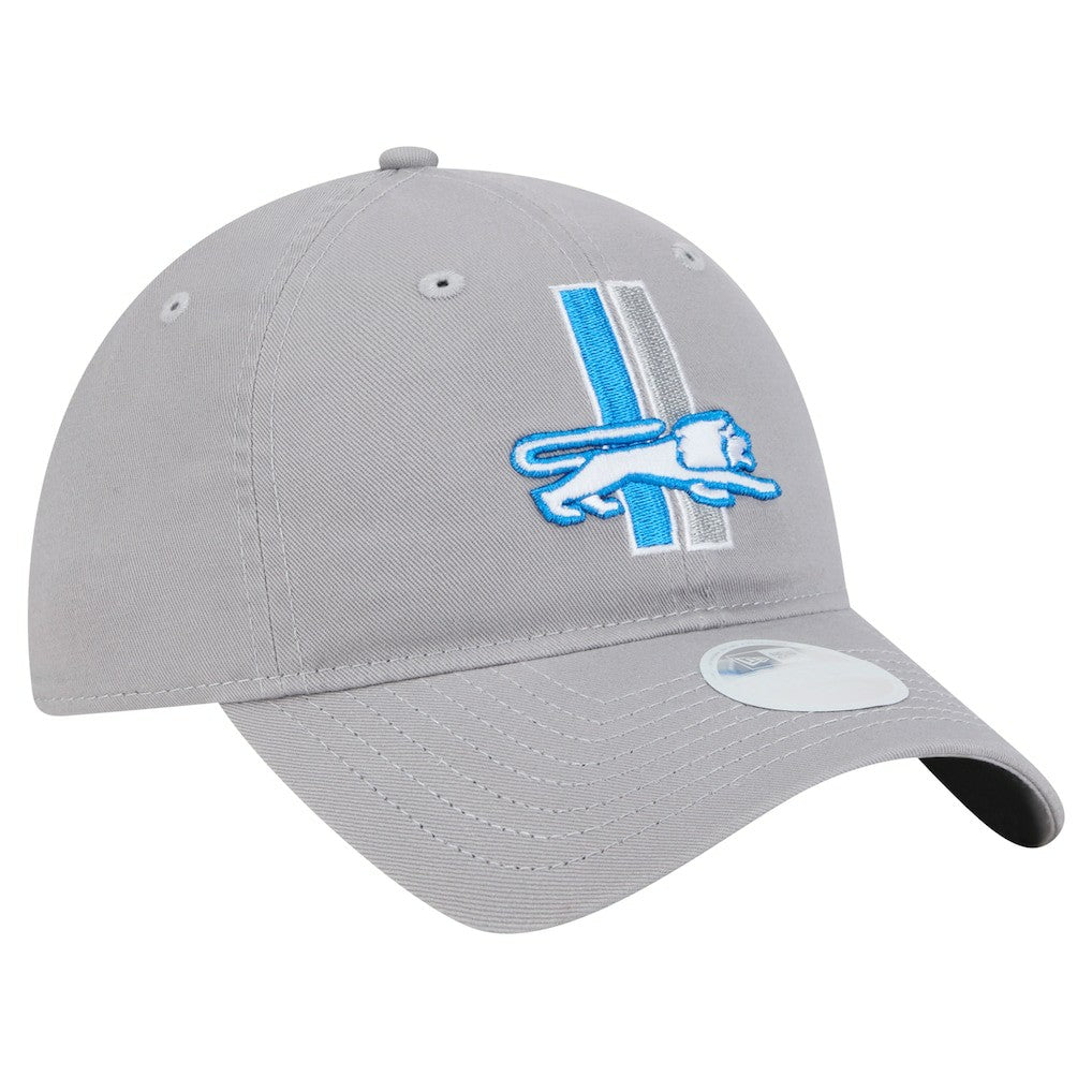 Detroit Lions New Era Women's Main 9TWENTY Adjustable Hat - Gray - NFL