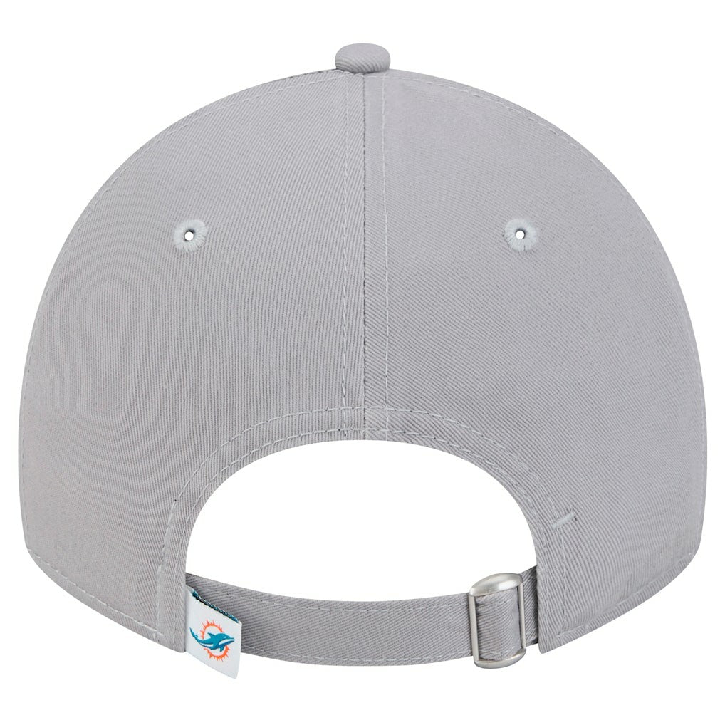 Miami Dolphins New Era Women's Main 9TWENTY Adjustable Hat - Gray - NFL