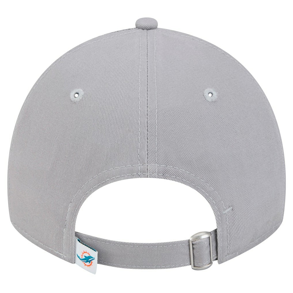 Miami Dolphins New Era Women's Main 9TWENTY Adjustable Hat - Gray - NFL