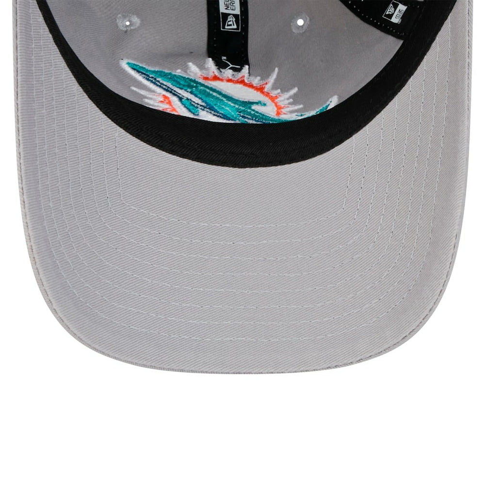 Miami Dolphins New Era Women's Main 9TWENTY Adjustable Hat - Gray - NFL