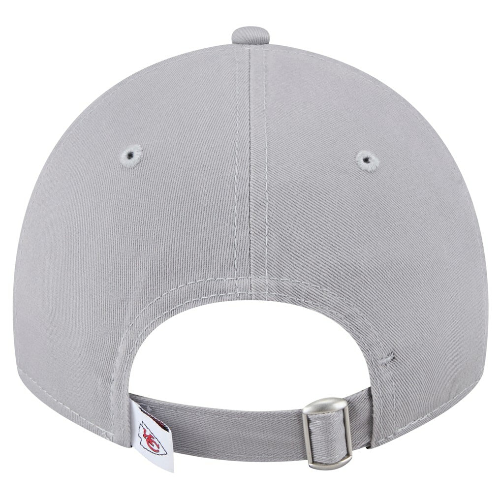 Kansas City Chiefs New Era Women's Main 9TWENTY Adjustable Hat - Gray - NFL