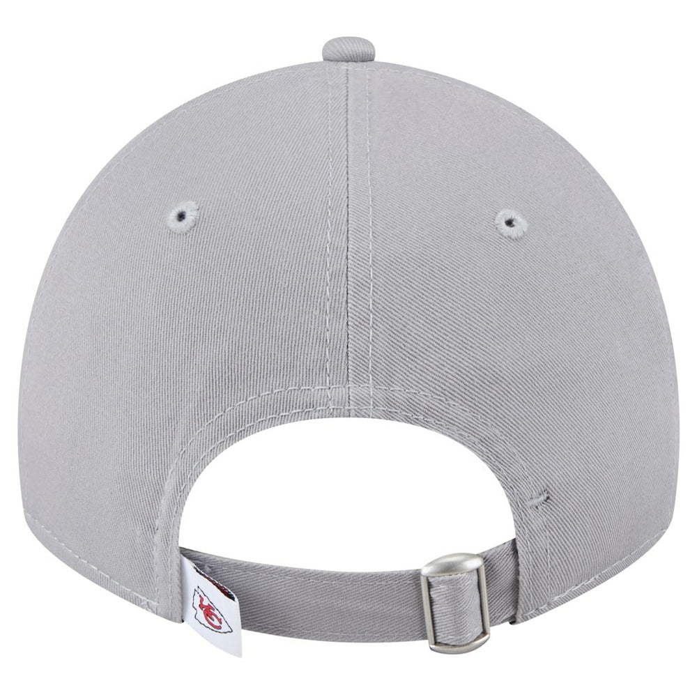 Kansas City Chiefs New Era Women's Main 9TWENTY Adjustable Hat - Gray - NFL
