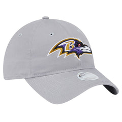 Baltimore Ravens New Era Women's Main 9TWENTY Adjustable Hat - Gray - NFL