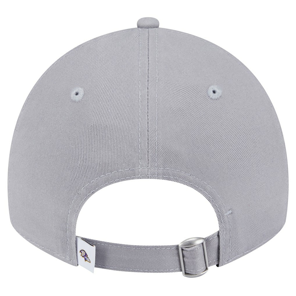 Baltimore Ravens New Era Women's Main 9TWENTY Adjustable Hat - Gray - NFL