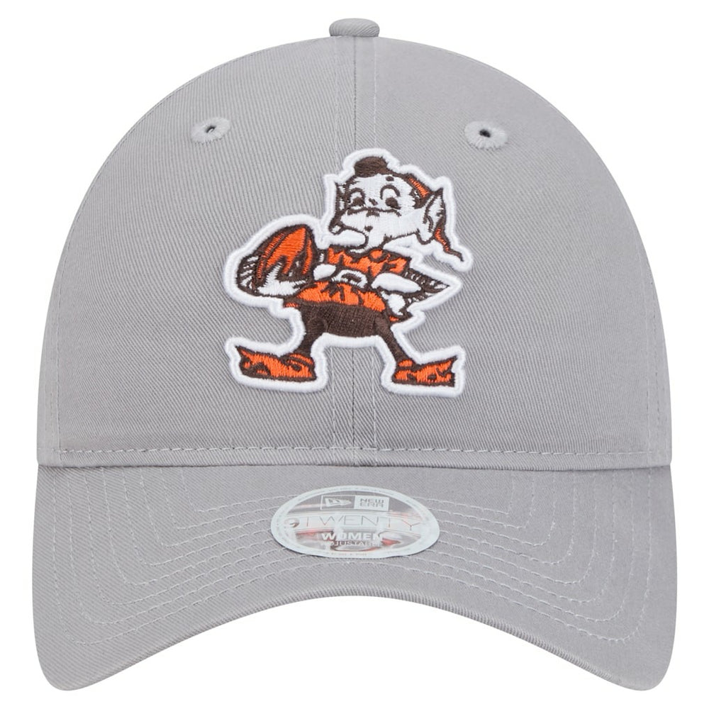 Cleveland Browns New Era Women's Main 9TWENTY Adjustable Hat - Gray - NFL