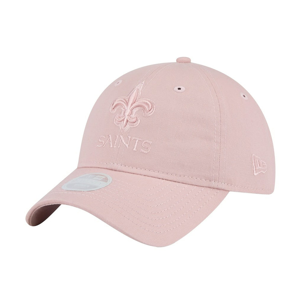 New Orleans Saints New Era Women's Main 9TWENTY Adjustable Hat Main 9TWENTY Adjustable Hat - Light Pink - NFL