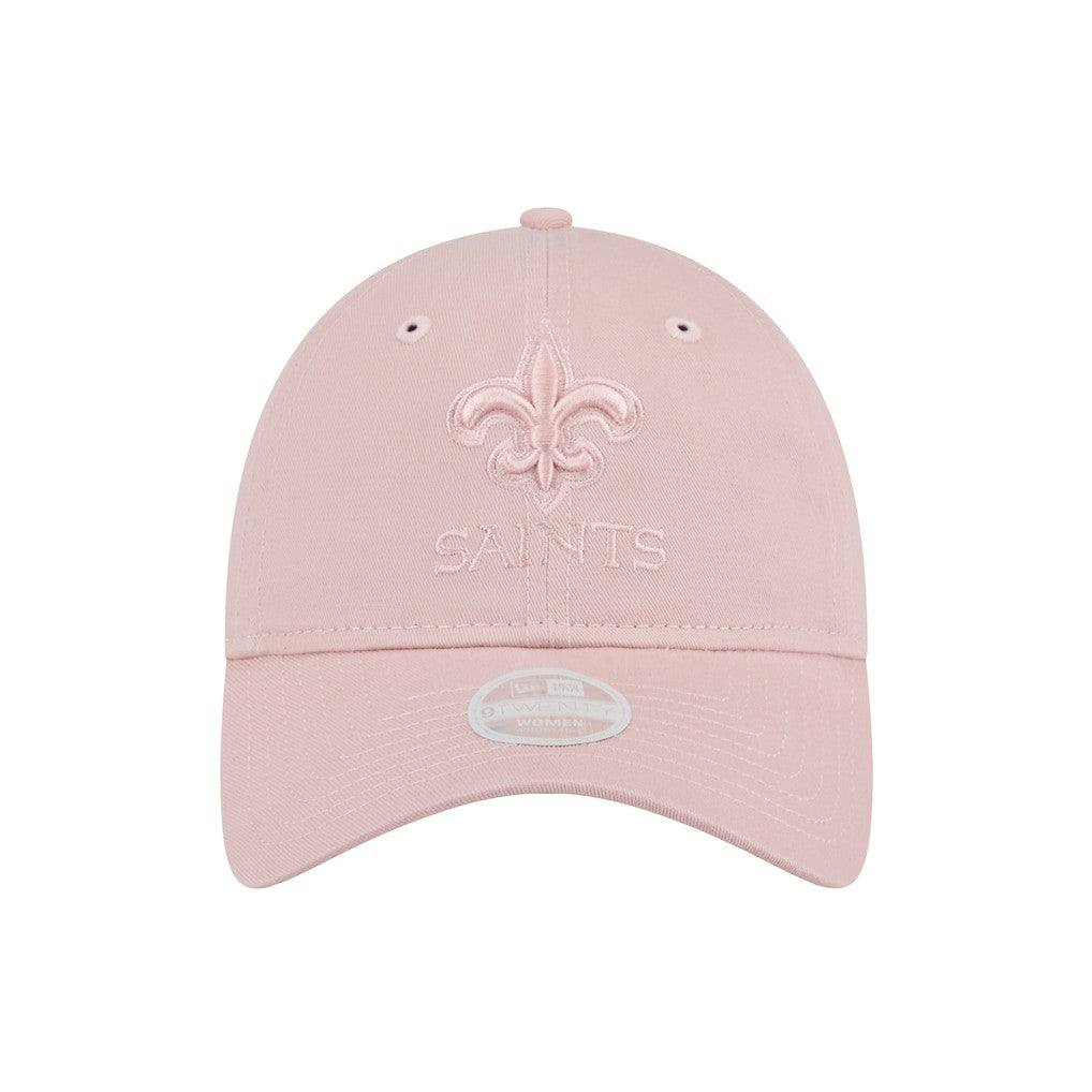 New Orleans Saints New Era Women's Main 9TWENTY Adjustable Hat Main 9TWENTY Adjustable Hat - Light Pink - NFL