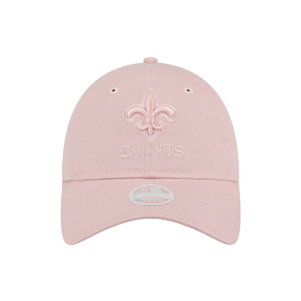 New Orleans Saints New Era Women's Main 9TWENTY Adjustable Hat Main 9TWENTY Adjustable Hat - Light Pink - NFL