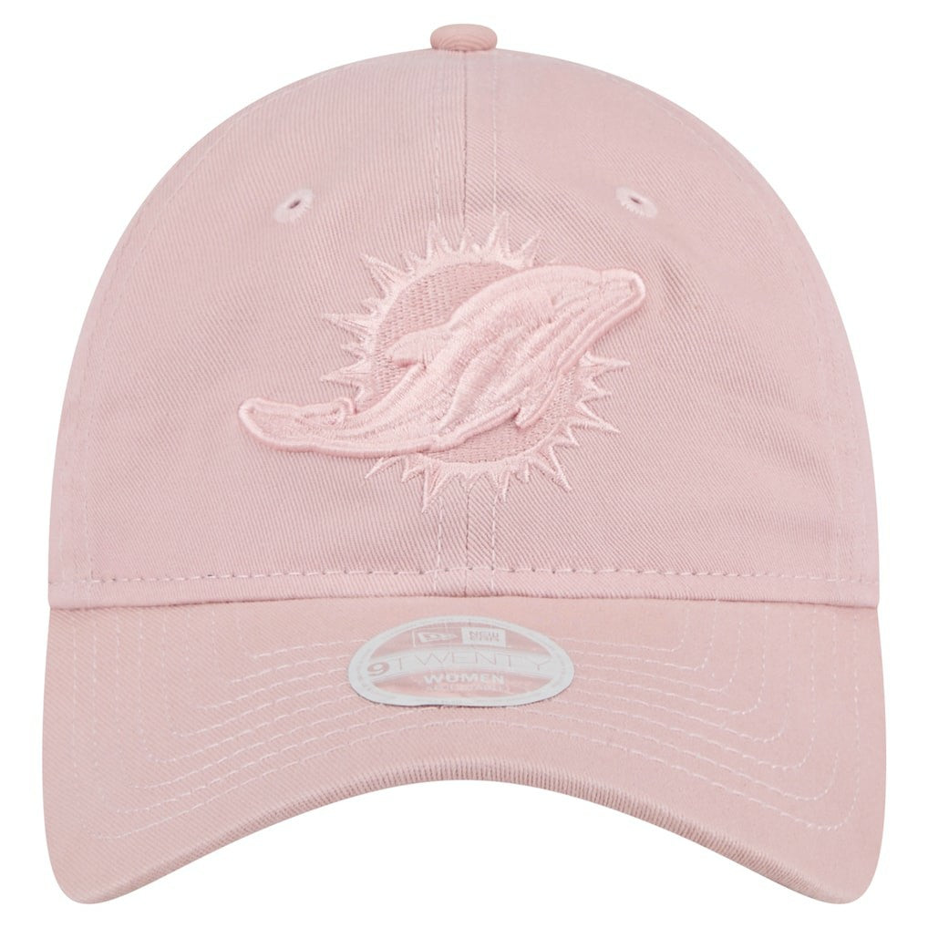 Miami Dolphins New Era Women's Main 9TWENTY Adjustable Hat - Light Pink - NFL