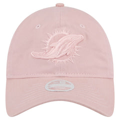 Miami Dolphins New Era Women's Main 9TWENTY Adjustable Hat - Light Pink - NFL